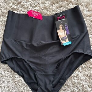 Maidenform Black High Waist  Firm Control Brief 2XL